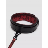 Стильный ошейник с поводком Reversible Faux Leather Collar and Lead - Fifty Shades of Grey - купить с доставкой в Орске