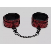 Красно-черные оковы Reversible Faux Leather Ankle Cuffs - Fifty Shades of Grey - купить с доставкой в Орске