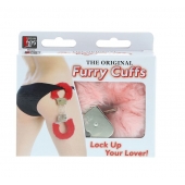 Металлические наручники с розовой меховой опушкой METAL HANDCUFF WITH PLUSH PINK - Dream Toys - купить с доставкой в Орске