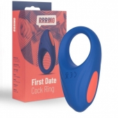 Синее эрекционное кольцо RRRING First Date Cock Ring - FeelzToys - в Орске купить с доставкой