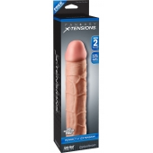 Телесная насадка Fantasy X-tensions Perfect 2  Extension - 20,3 см. - Pipedream - в Орске купить с доставкой
