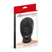 Сплошная маска на голову с прорезью для рта - Fetish Tentation - купить с доставкой в Орске