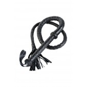 Длинный кожаный кнут с хлопушками на конце - ToyFa - купить с доставкой в Орске