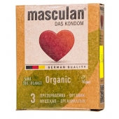 Экологически чистые презервативы Masculan Organic - 3 шт. - Masculan - купить с доставкой в Орске