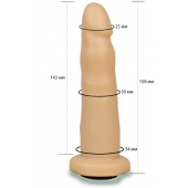 Телесная насадка Harness - 15,8 см. - LOVETOY (А-Полимер) - купить с доставкой в Орске