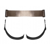 Бронзовый пояс для насадок Curious Harness - Strap-on-me - купить с доставкой в Орске