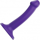 Фиолетовый фаллоимитатор-насадка Strap-On-Me Dildo Dual Density size S - 17 см. - Strap-on-me - купить с доставкой в Орске