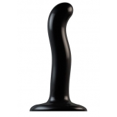 Черный фаллоимитатор-насадка Strap-On-Me P G spot Dildo size S - 16,4 см. - Strap-on-me - купить с доставкой в Орске
