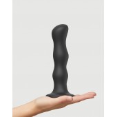 Черная насадка Strap-On-Me Dildo Geisha Balls size XL - Strap-on-me - купить с доставкой в Орске