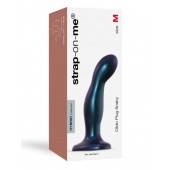 Темно-синяя насадка Strap-On-Me Dildo Plug Snaky size M - Strap-on-me - купить с доставкой в Орске