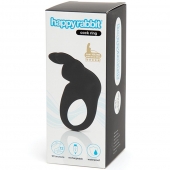 Черное эрекционное виброкольцо Happy Rabbit Rechargeable Rabbit Cock Ring - Happy Rabbit - в Орске купить с доставкой