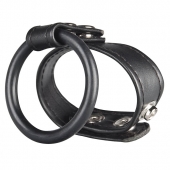 Двойное кольцо выносливости на пенис DUAL STAMINA RING - BlueLine - в Орске купить с доставкой