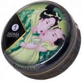 Массажная свеча Exotic Green Tea с ароматом зелёного чая - 30 мл. - Shunga - купить с доставкой в Орске
