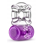 Фиолетовое эрекционное виброкольцо One Night Stand Vibrating C-Ring - Blush Novelties - в Орске купить с доставкой