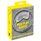 Прозрачная насадка на пенис Piss Play Sleeve для игр с мочеиспусканием - Orion - купить с доставкой в Орске