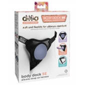 Черные трусики для страпона Body Dock SE на регулируемых ремнях - Pipedream - купить с доставкой в Орске