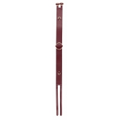 Бордовый ремень Halo Waist Belt - размер L-XL - Shots Media BV - купить с доставкой в Орске