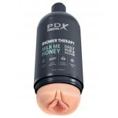 Телесный мастурбатор-вагина Shower Therapy Milk Me Honey - Pipedream - в Орске купить с доставкой