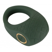 Зеленое эрекционное виброкольцо Luxurious Vibro Cock Ring - Orion - в Орске купить с доставкой