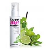 Съедобное согревающее массажное масло Love Me Tender Mojito с ароматом мохито - 100 мл. - Love to Love - купить с доставкой в Орске