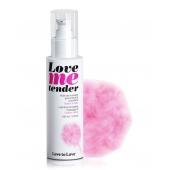Съедобное согревающее массажное масло Love Me Tender Cotton Candy с ароматом сладкой ваты - 100 мл. - Love to Love - купить с доставкой в Орске