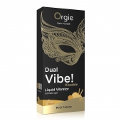 Съедобный гель Dual Vibe Pina Colada с эффектом вибрации и вкусом коктейля пина колада - 15 мл. - ORGIE - купить с доставкой в Орске