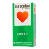 Презервативы анатомической формы Masculan Anatomic - 10 шт. - Masculan - купить с доставкой в Орске