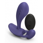 Темно-синий вибромассажер Witty P G Vibrator with Remote Control - Love to Love - в Орске купить с доставкой