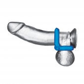 Комплект из 2 эрекционных колец-восьмерок 2-Pack Duo Cock And Ball Stamina Enhancement Ring - BlueLine - в Орске купить с доставкой