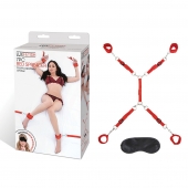 Красная фиксация на матрас Classic Bedspreader - Lux Fetish - купить с доставкой в Орске