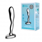 Стальной стимулятор простаты Stainless Steel Prostate Plug - 11,5 см. - b-Vibe - в Орске купить с доставкой