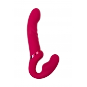 Малиновый безремневой страпон Lapis - 23 см. - Lovense - купить с доставкой в Орске