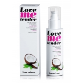 Съедобное согревающее массажное масло Love Me Tender Cocos с ароматом кокоса - 100 мл. - Love to Love - купить с доставкой в Орске