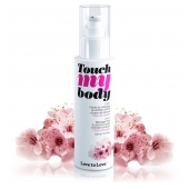 Силиконовый лубрикант 2-в-1 Touch My Body с ароматом вишнёвого цвета - 100 мл. - Love to Love - купить с доставкой в Орске