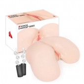 Мастурбатор-полуторс с двойным слоем материала и вибрацией Maria Onahole Real Vagina - KOKOS - в Орске купить с доставкой