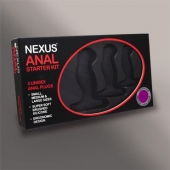 Набор из 3 массажеров простаты чёрного цвета NEXUS ANAL STARTER KIT - Nexus Range - в Орске купить с доставкой