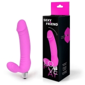 Розовый безремневой страпон Sexy Friend - 1137 - купить с доставкой в Орске