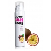 Массажная хрустящая пенка Tickle my body с ароматом маракуйи - 150 мл. - Love to Love - купить с доставкой в Орске