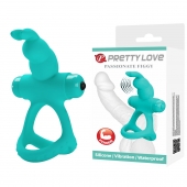 Бирюзовое эрекционное виброкольцо Passionate Figgy - Baile - в Орске купить с доставкой