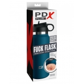 Мастурбатор-вагина в синей колбе F*ck Flask - Pipedream - в Орске купить с доставкой