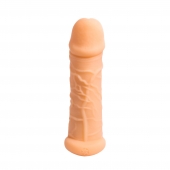 Телесный фаллоудлинитель Extra Size Bubbles - 15,5 см. - Lola Games - в Орске купить с доставкой