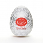 Мастурбатор-яйцо Keith Haring EGG PARTY - Tenga - в Орске купить с доставкой