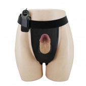 Полый вибрострапон на регулируемых трусиках Draven - 17,5 см. - Baile - купить с доставкой в Орске