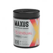 Анатомические презервативы MAXUS Sensual - 15 шт. - Maxus - купить с доставкой в Орске