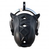Черный замок верности Extreme Silicone Cock Blocker - Pipedream - купить с доставкой в Орске