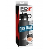 Серый мастурбатор в виде бутылки F*ck Flask - Pipedream - в Орске купить с доставкой