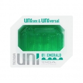 Зеленый мастурбатор-стимулятор Tenga Uni Emerald - Tenga - в Орске купить с доставкой