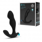 Черный утяжеленный анальный стимулятор Rocker Plug - 12 см. - b-Vibe - в Орске купить с доставкой