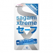 Презервативы Sagami Xtreme Ultrasafe с двойным количеством смазки - 10 шт. - Sagami - купить с доставкой в Орске