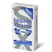 Презервативы Sagami Xtreme Ultrasafe с двойным количеством смазки - 10 шт. - Sagami - купить с доставкой в Орске